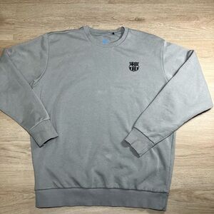 FC Barcelona grey crewneck sweatshirt size L